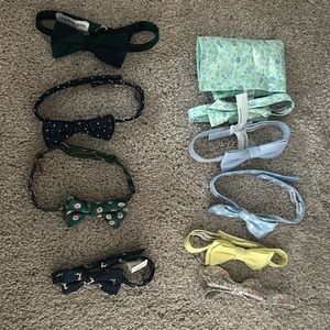 Janie and Jack holiday (Xmas and Easter/spring) bow-tie collection (9)